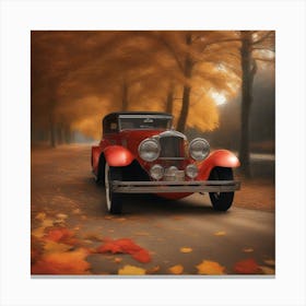 Classic Beauty in Fall Canvas Print