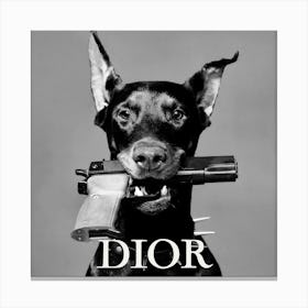 Dior Dog Lienzo