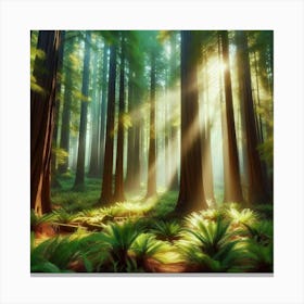 Redwood Forest 1 Canvas Print