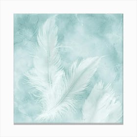 White Feathers 2 Canvas Print