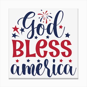 God Bless America 01 Canvas Print