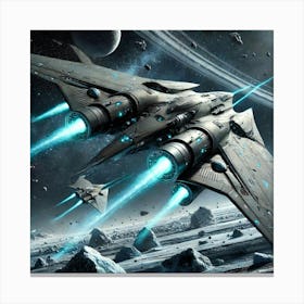 Eclipser Stalker Sniper Fighter Canvas Print