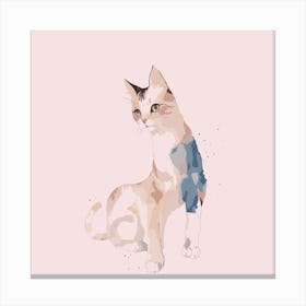 Cat Painting 1 Canvas Print