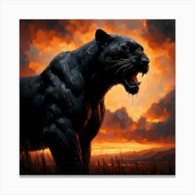 Wild Animal Illustration 223 Canvas Print