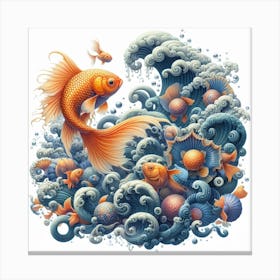 Gold Fish 3 Canvas Print