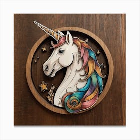 Unicorn Wall Art Canvas Print