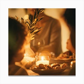 Thanksgiving Dinner Canvas Print