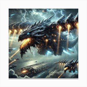 Storm Chariot Transports Canvas Print