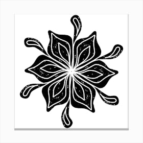 Snowflake Canvas Print