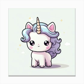 Cute Unicorn 336 Canvas Print