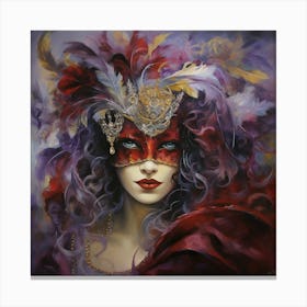 Venice Mask Canvas Print