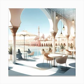 Sahara Cafe Canvas Print