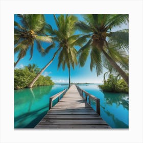 Into The Water A Tranquil Canvas Print