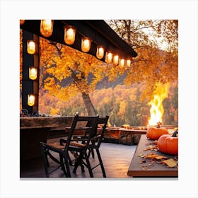 Autumn In The Mountains Canvas Print