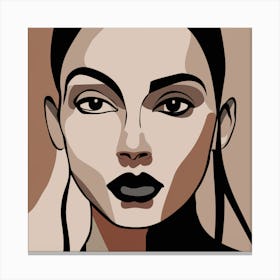 Portrait Of A Woman 113 Canvas Print