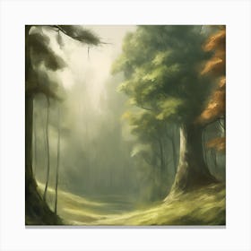 Forest Path Canvas Print