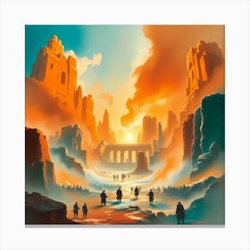 Sands Of Time Canvas Print