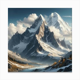 Mountain Landscape Canvas Print