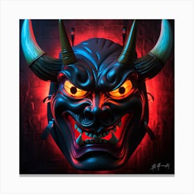 Demon Mask 6 Canvas Print