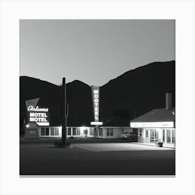 Moonlight Motel Canvas Print