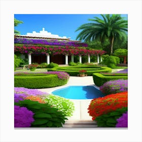 Beautiful Garden Canvas Print