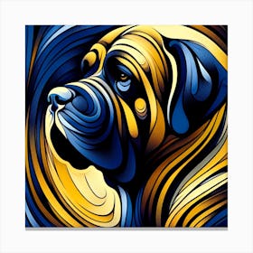 English Mastiff 01 Canvas Print