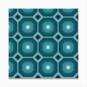 Modern Retro Pattern 26 Canvas Print