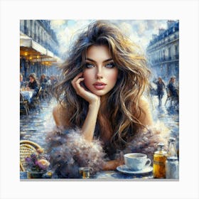 Paris Cafe Canvas Print