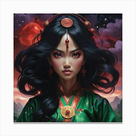 Chinese Girl 4 Canvas Print