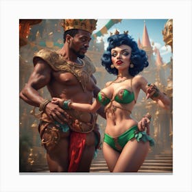King And Queen 1 Canvas Print