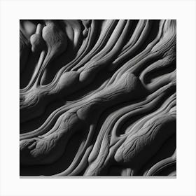 Wavy Lines Canvas Print