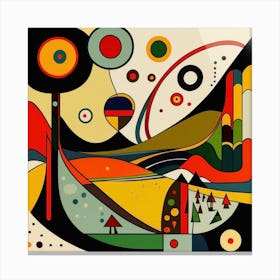 Abstract Painting Canvas Print