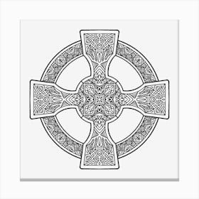 Cross Mandala 09 Canvas Print