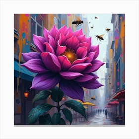 Lotus Flower 1 Canvas Print