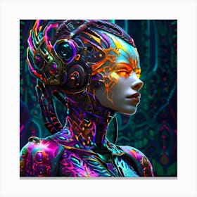 Futuristic Woman Canvas Print