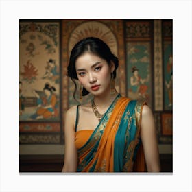 Asian Beauty Canvas Print