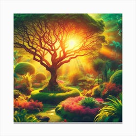 Tree In The Forest Canvas Print