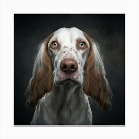 Portrait Of A Dog 1 Canvas Print