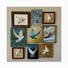 Doves Canvas Print