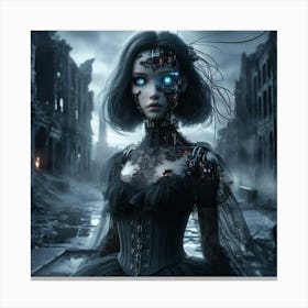 Gothic Girl 8 Canvas Print