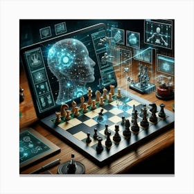 Chess Game 1 Canvas Print