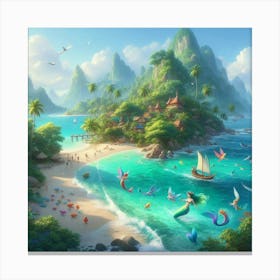 Little Mermaid 5 Canvas Print