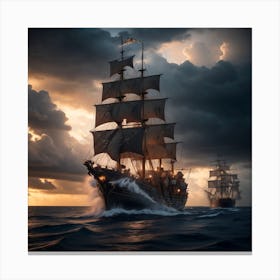 Pirates Of The Caribbean Canvas Print