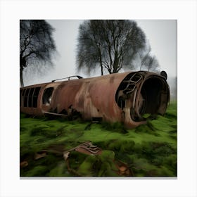 Abandoned Train 1 Canvas Print