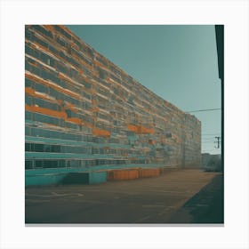 Abandoned Building - Building Stock Videos & Royalty-Free Footage Canvas Print