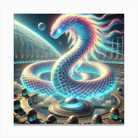 Serpentis Guardian Of Harmony Canvas Print