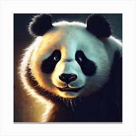Panda Bear on the Prowl Canvas Print