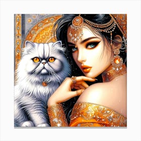 Portrait Artwork 135 Canvas Print