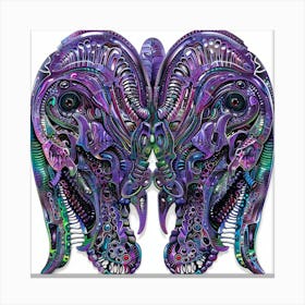 Purple Horns Canvas Print