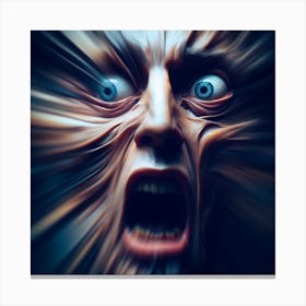 Scary Face 2 Canvas Print